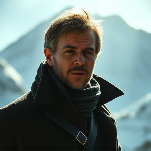 Photo de Jean-Pierre Girard, acteur jouant Pierre Dupont dans 'Le Mystère du Mont Blanc'.