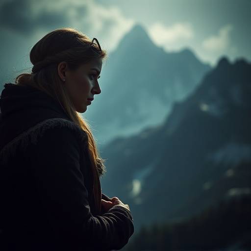 Photo de Juliette Moreau, actrice jouant Claire Martin dans 'Le Mystère du Mont Blanc'.